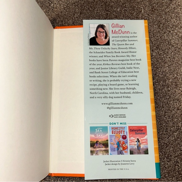 **6/$20** Trouble At The Tangerine Hardcover Novel By Gillian McDunn - Picture 4 of 5